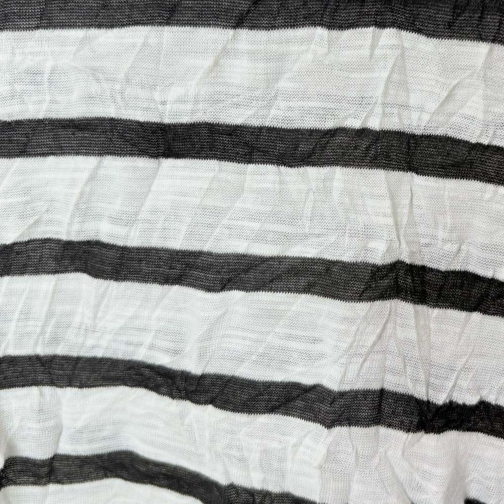 Vecceli Italy Lagenlook Asymmetrical Hem Stripe Tunic Top Fairy Grunge L - Picture 6 of 10